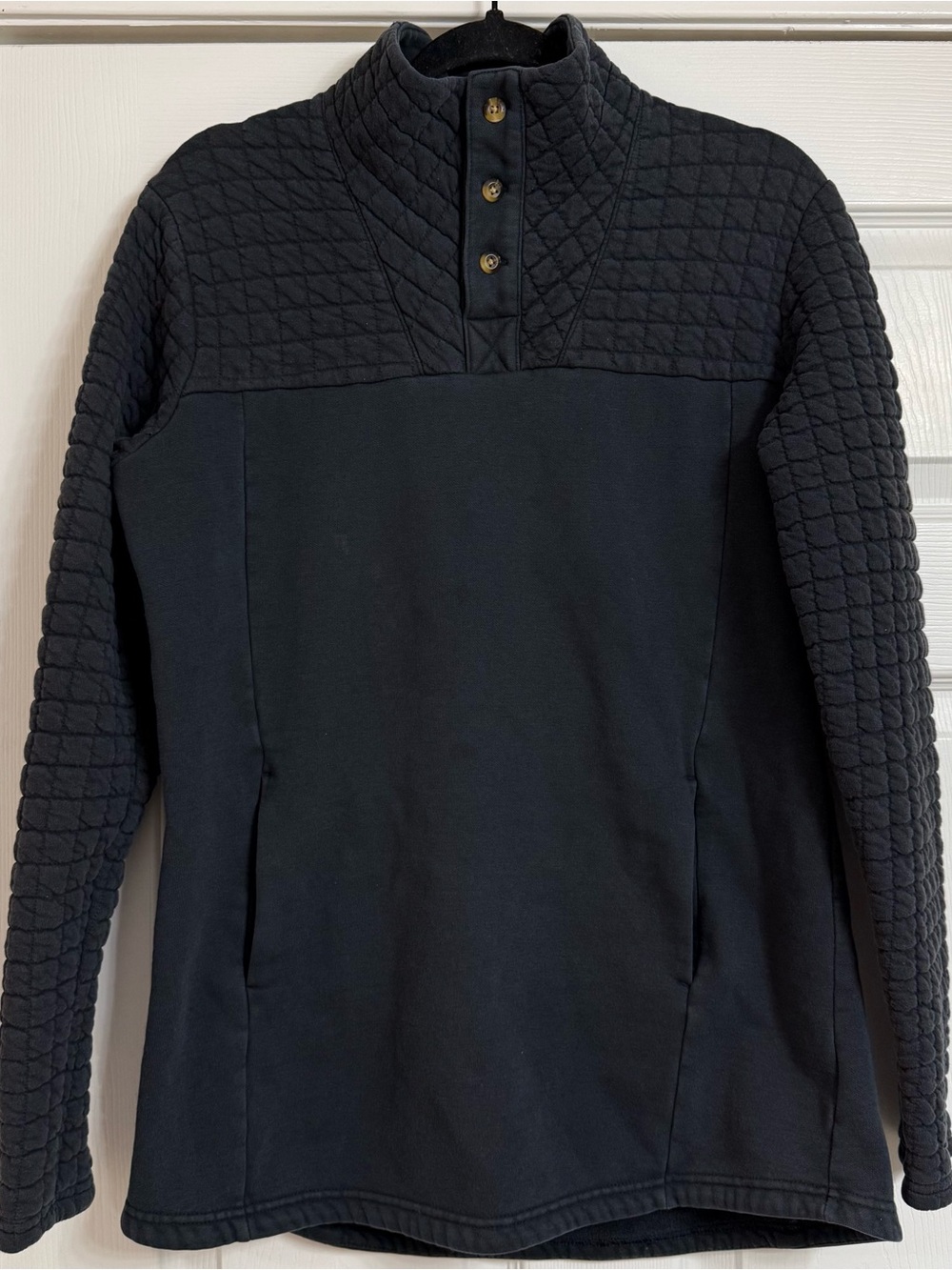 Columbia Black Quilted Mock Neck Pullover